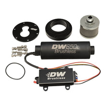 Load image into Gallery viewer, DeatschWerks 3.5L Module Surge Tank In-Tank Pump Adapter w/ DW650iL Brushless/Controller 440lph Pump(9-650-C105-5009)