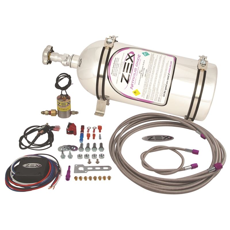 ZEX Diesel Nitrous System with Polished Bottle for 1988-1996 Ford F-250 (82028P)