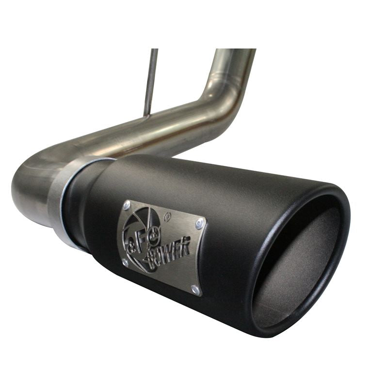 aFe MACH Force-Xp 3 IN 409 Stainless Steel Cat-Back Exhaust System w/Black Tip (49-46008-B)