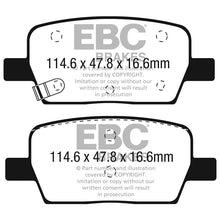 Load image into Gallery viewer, EBC Redstuff Ceramic Low Dust Brake Pads (DP33064C)