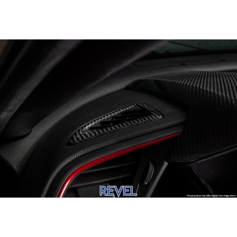 Revel Gt Dry Carbon Defroster Garnish (Left/Right) 2016-2018 Honda Civic 2 Pcs (1TR4GT0AH03)