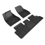 3D Maxpider 2024 Tesla Model 3 Elitect Floor Mat 1st/2nd Row (E1TL06901809)