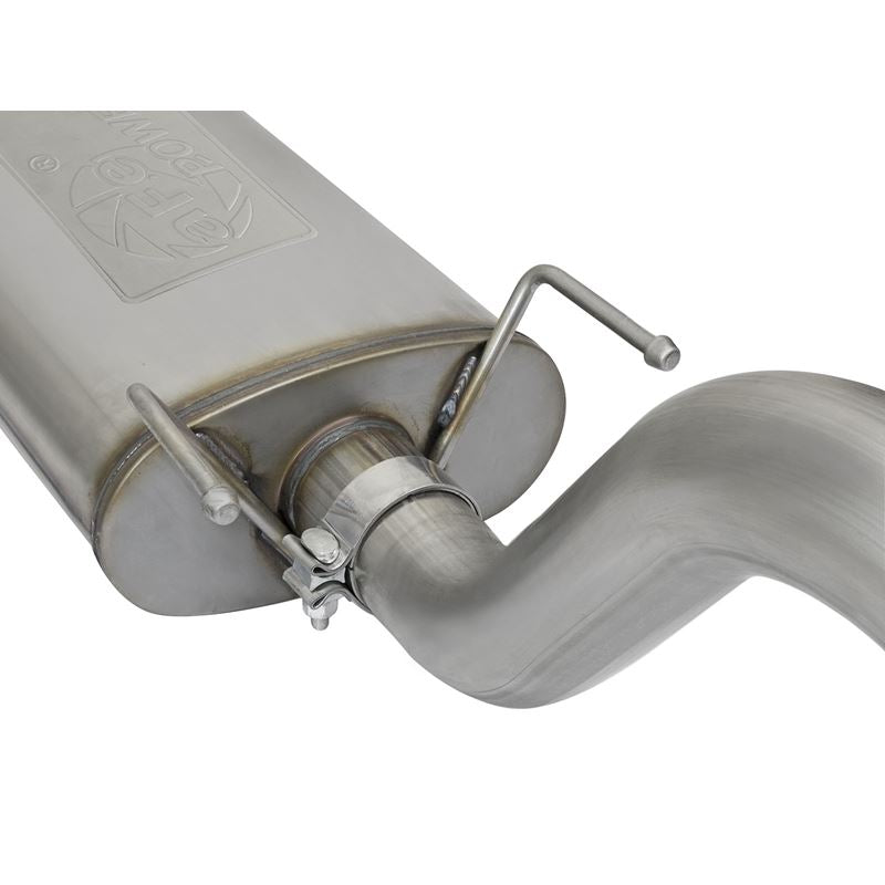 aFe MACH Force-Xp 3 IN 409 Stainless Steel Cat-Back Exhaust System w/Black Tip (49-46026-B)