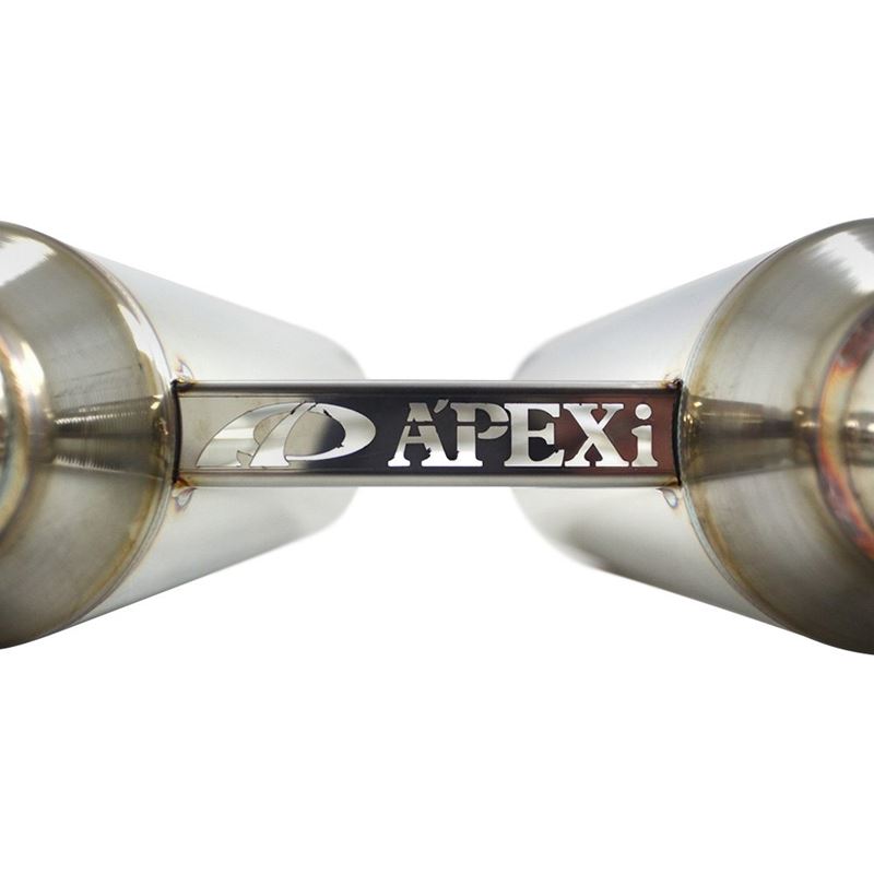 APEXi® N1-X Evolution Extreme 304 SS Straight Cat-Back Exhaust System with Quad Rear Ex (164KT203P)