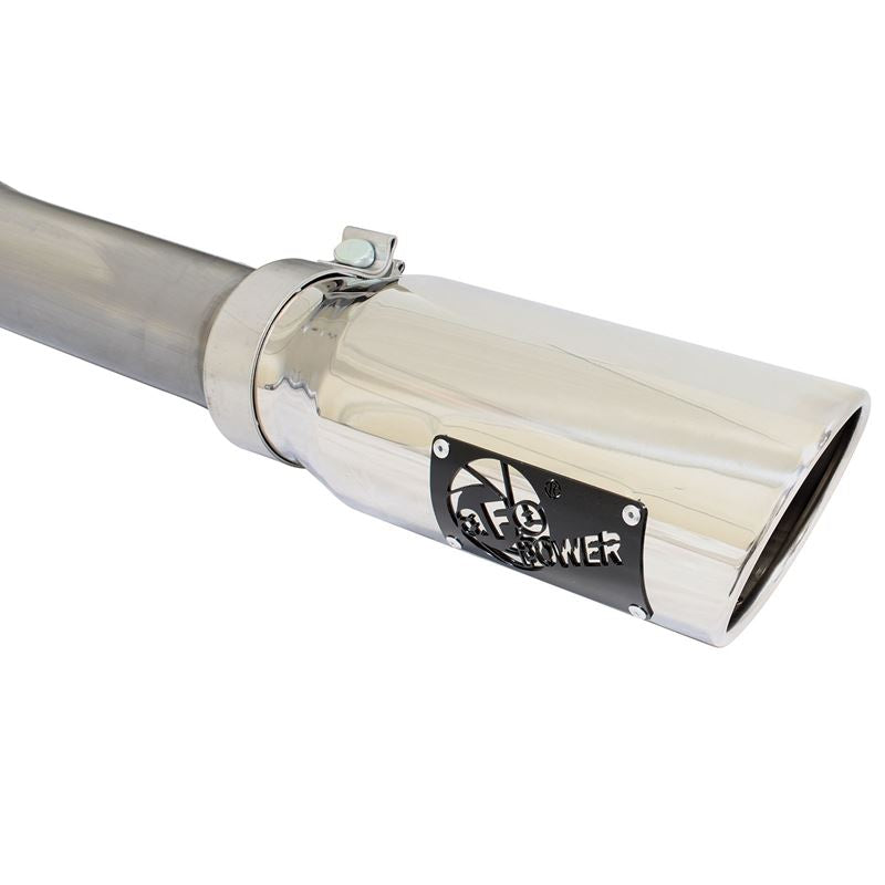 aFe MACH Force-Xp 3 IN 409 Stainless Steel Cat-Back Exhaust System w/Polished Tip (49-43070-P)