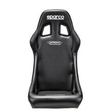 Load image into Gallery viewer, Sparco Sprint Racing Seats, Black/Black Leatherette with Black Stitch (008235NRSKY)