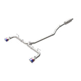 aFe Takeda 2-1/2 IN 304 Stainless Steel Cat-Back Exhaust System w/Blue Flame Tips (49-37015-L)