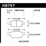 Hawk Performance HP Plus Brake Pads (HB757N.758)