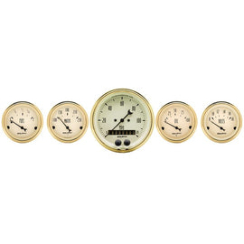 AutoMeter Golden Oldies 5 PIECE (3-3/8in and 2-1/16in.) GPS Speedometer Gauge Kit (1550)