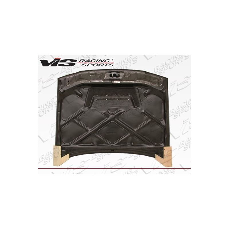 VIS Racing Invader Style Black Carbon Fiber Hood (93TYCOR4DVS-010C)