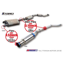 Load image into Gallery viewer, FULL TITANIUM MUFFLER KIT EXPREME Ti JZX100 (TB6090-TY04A)