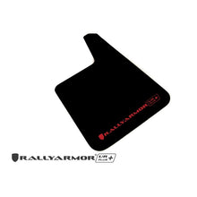 Load image into Gallery viewer, Rally Armor Black Mud Flap/Red Logo (MF20-URP-BLK/RD)