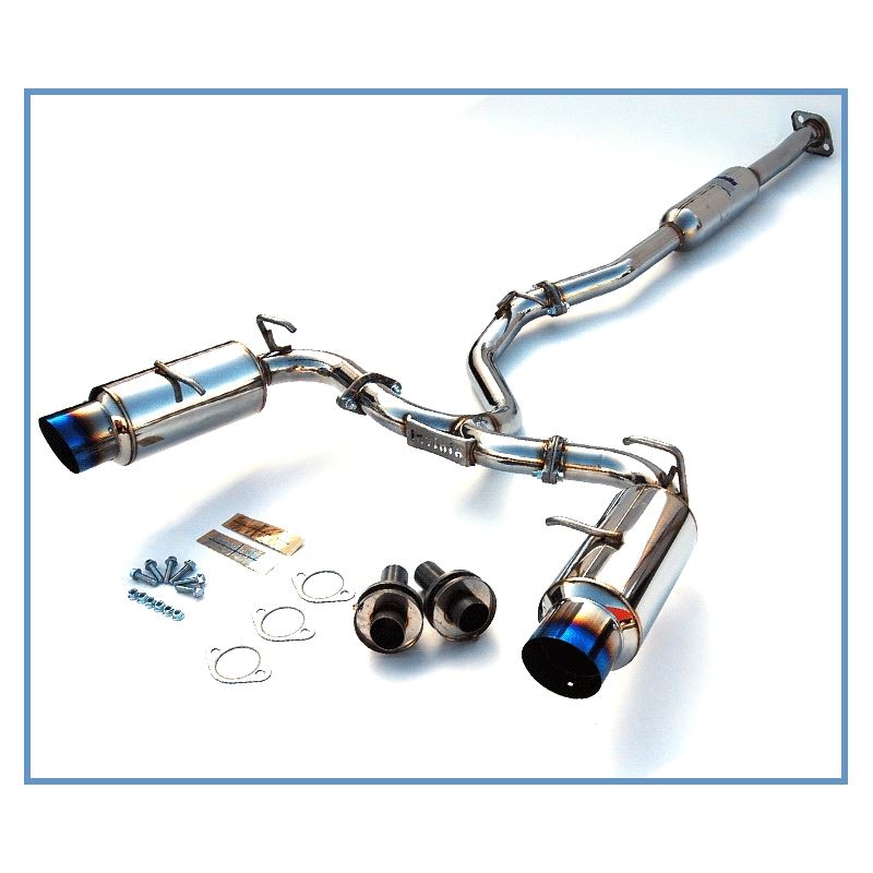 Invidia 12 Scion FRS/BRZ 60mm N1 Ti-Tip Cat- Back Exhaust (HS12SSTGTT)