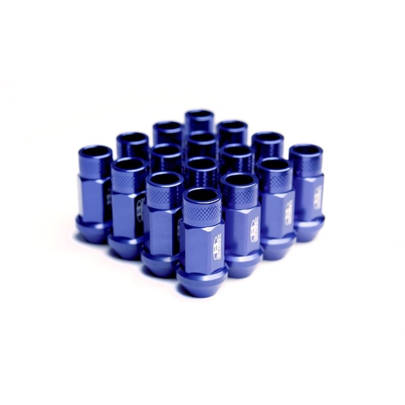 Blox Racing Street Series Forged Lug Nuts - Blue 12 x 1.25mm - Set of 16 (BXAC-00106-SSBL)