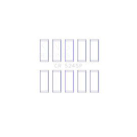 King Engine Bearings Connecting Rod Bearing Set for 2008-2012 Volkswagen Crafter Van (CR 524SP)