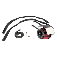 Load image into Gallery viewer, APEXiÂ® Power Metal Polished Short Ram Air Intake System with Red Filter (508-T036)