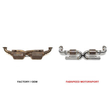 Load image into Gallery viewer, Fabspeed Porsche 996 GT3 Sport Cat X-Pipe (99-05) (FS.POR.996GT3.SCX)