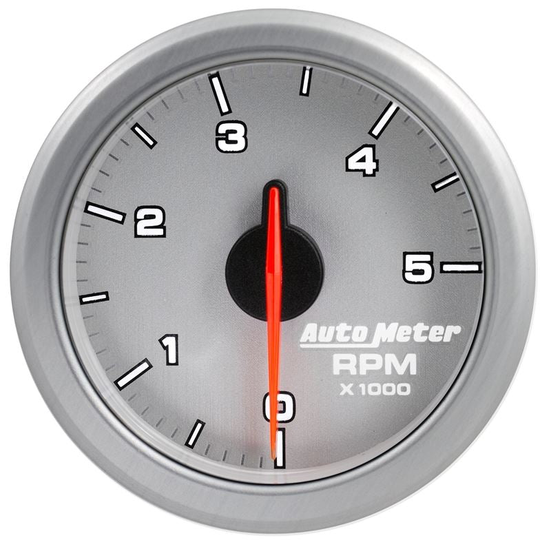 AutoMeter Airdrive 2-1/6in Tachometer Gauge 0-5K RPM - Silver (9198-UL)