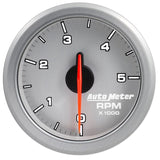 AutoMeter Airdrive 2-1/6in Tachometer Gauge 0-5K RPM - Silver (9198-UL)