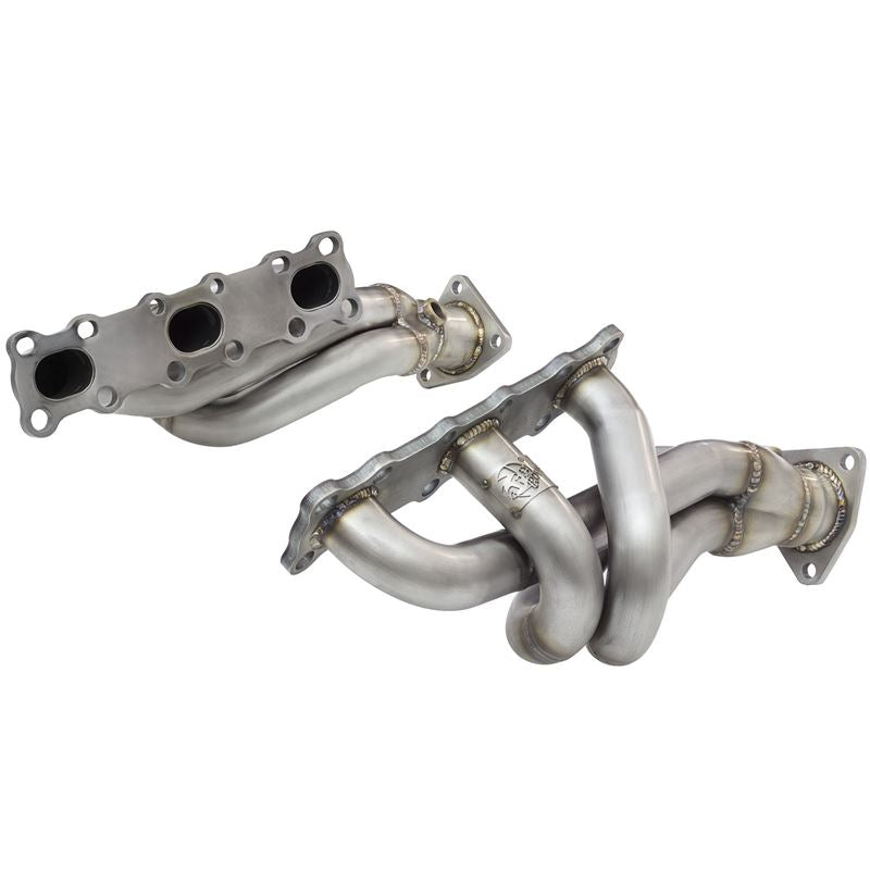 aFe Twisted Steel 409 Stainless Steel Shorty Header (48-36103)