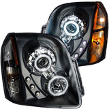 ANZO USA 2007-2014 Gmc Yukon Projector Headlights w/ Halo Black (CCFL) (111148)