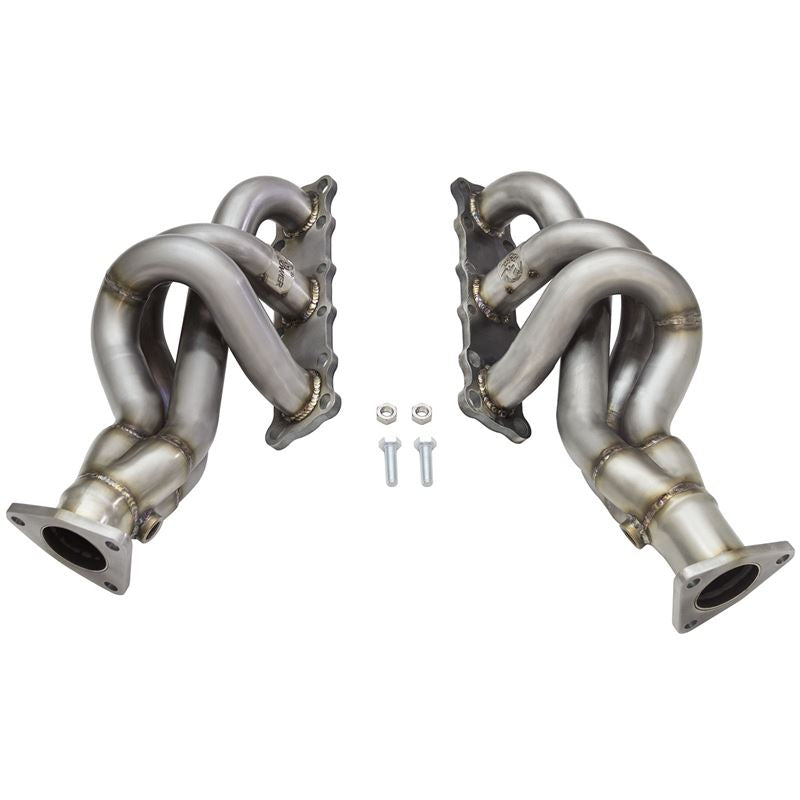 aFe Twisted Steel 409 Stainless Steel Shorty Header (48-36103)