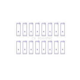 King Engine Bearings Connecting Rod Bearing Set for 1963-1967 Ford Fairlane (CR 804XPNC 001)