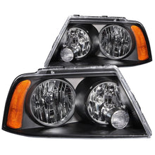 Load image into Gallery viewer, ANZO USA 2003-2006 Lincoln Navigator Crystal Headlights Black (111045)