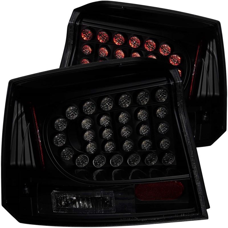 ANZO USA 2006-2008 Dodge Charger LED Taillights Dark Smoke (321229)