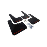 Rally Armor Black Mud Flap/Red Logo for 2013-2016 Dodge Dart (MF39-UR-BLK/RD)