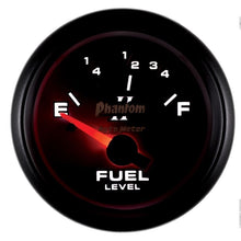 Load image into Gallery viewer, AutoMeter Phantom 2-1/16in 73-10 OHM Fuel Level Gauge (7515)