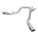 aFe ATLAS 4 IN Aluminized Steel DPF-Back Exhaust System w/Polished Tip (49-04080-P)