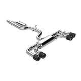 MBRP Exhaust 3in. Cat-Back. 2.5in. Quad Split Rear Exit. Active. T304. CF Tips (S46133CF)