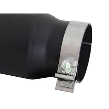 Load image into Gallery viewer, aFe MACH Force-Xp 409 Stainless Steel Clamp-on Exhaust Tip Black (49T40501-B15)