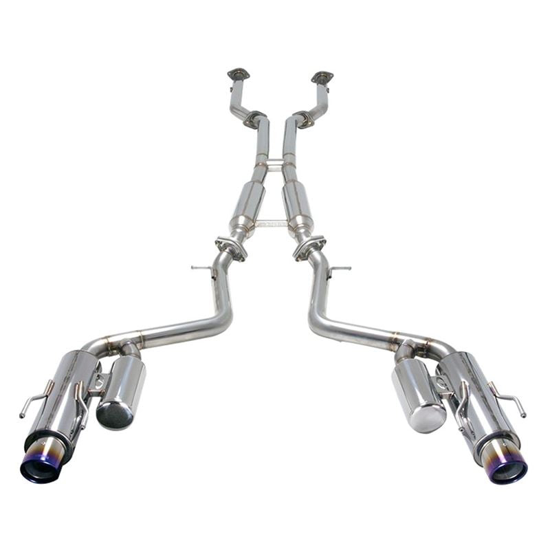 APEXi® N1-X Evolution Extreme 304 SS Header-Back Exhaust System with Split Rear Exit (164KT202)