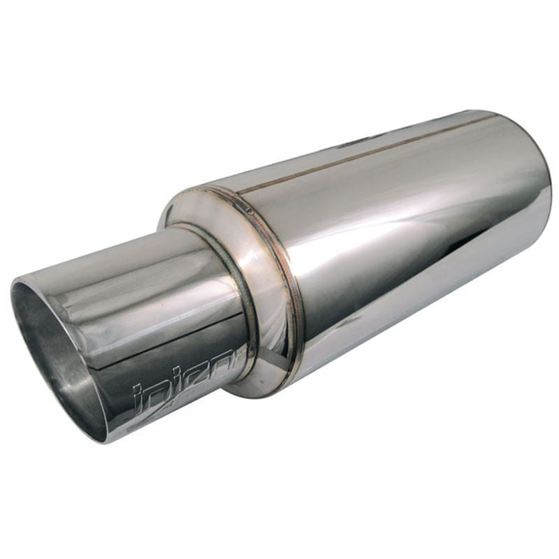 Injen 2 3/8 Universal Muffler w/Stainless Steel resonated rolled tip (SES225C)