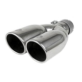 aFe MACH Force-Xp 304 Stainless Steel Clamp-on Exhaust Tip Polished (49T25374-P12)