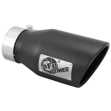 Load image into Gallery viewer, aFe MACH Force-Xp 409 Stainless Steel Clamp-on Exhaust Tip Black (49T30451-B09)