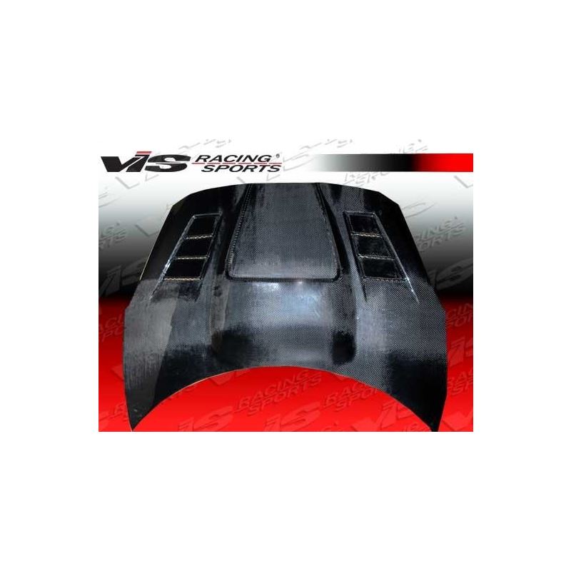 VIS Racing Zyclone Style Black Carbon Fiber Hood (00TYCEL2DZYC-010C)