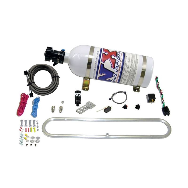 Nitrous Express N-Tercooler System w/10lb Bottle (Remote Mount Solenoid) (20000R-10)