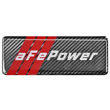 Load image into Gallery viewer, aFe POWER Motorsports Logo Urocal; Carbon Fiber 1.86 IN x 5.12 IN (40-10207)