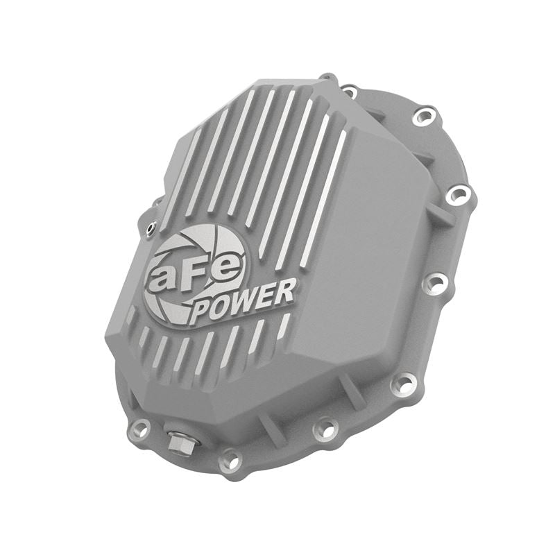 aFe Street Series Front Differential Cover Raw w/ Machined Fins (46-71050A)