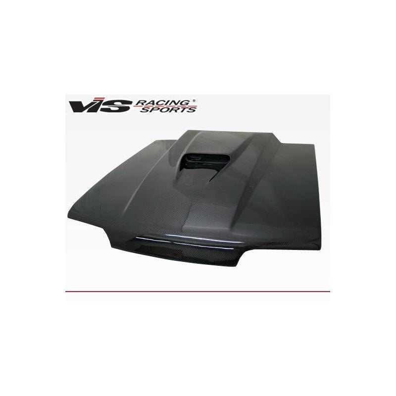 VIS Racing SS Style Black Carbon Fiber Hood (87FDMUS2DSS-010C)