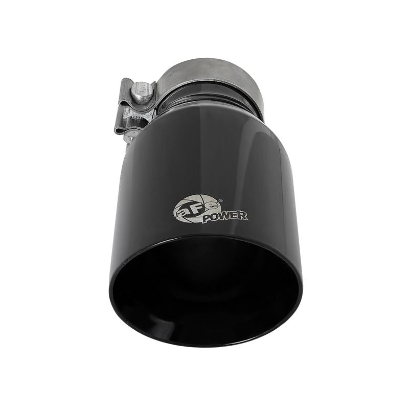 aFe MACH Force-Xp 304 Stainless Steel Clamp-on Exhaust Tip Black (49T30454-B092)