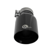 Load image into Gallery viewer, aFe MACH Force-Xp 304 Stainless Steel Clamp-on Exhaust Tip Black (49T30454-B092)