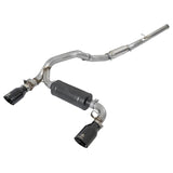 Takeda 3 IN 304 Stainless Steel Cat-Back Exhaust System w/ Black Tip (49-33103-B)