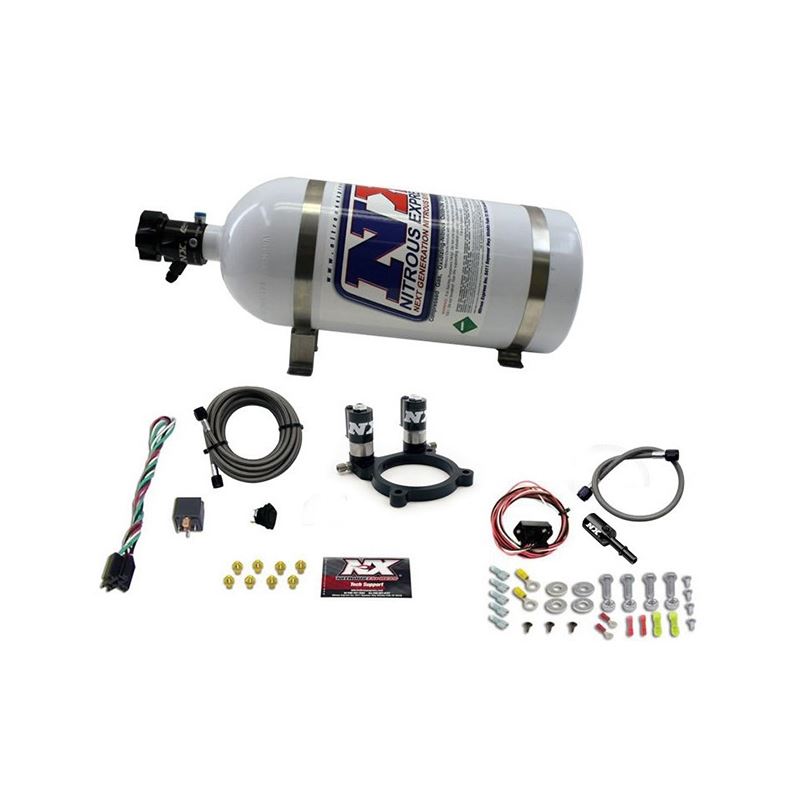 Nitrous Express Ford 3.5L/3.7L V6 Nitrous Plate Kit w/10lb Bottle (20952-10)