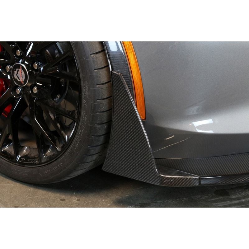 APR Performance Carbon Fiber Front Canards/ Bumper Spats (AB-207012)