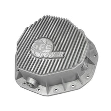 Load image into Gallery viewer, aFe Street Series Rear Differential Cover Raw w/ Machined Fins (46-70090)