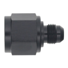 Load image into Gallery viewer, DeatschWerks 10AN Female Flare to 6AN Male Flare Reducer - Anodized Matte Black (6-02-0219-B)